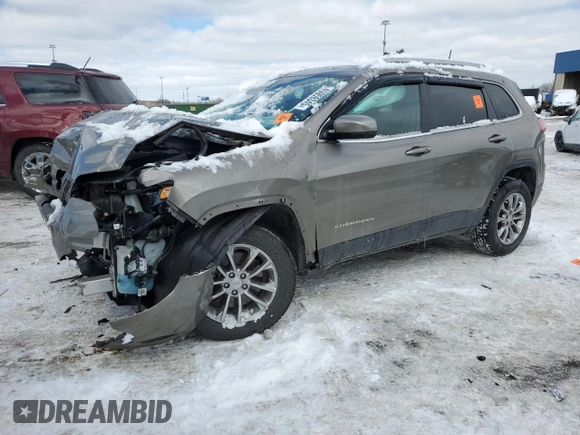 2021 Jeep Cherokee Latitude Lux with VIN 1C4PJMMX8MD149796, listed as a Copart auction lot 45959345 with Not Provided miles and Non Repairable. Bid and sale history available at carsss.com. Image 1.