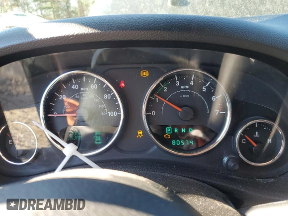 2014 Jeep Wrangler Sahara with VIN 1C4AJWBG2EL194843, listed as a Copart auction lot 79590514 with 80,574 mi miles and Non Repairable. Bid and sale history available at DreamBid. Image 9.