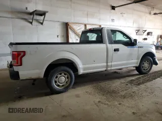 2016 Ford F-150 XL with VIN 1FTMF1C83GKE48979, listed as a Copart auction lot 47498725 with 96,421 mi miles and Salvage Title. Bid and sale history available at DreamBid. Image 3.