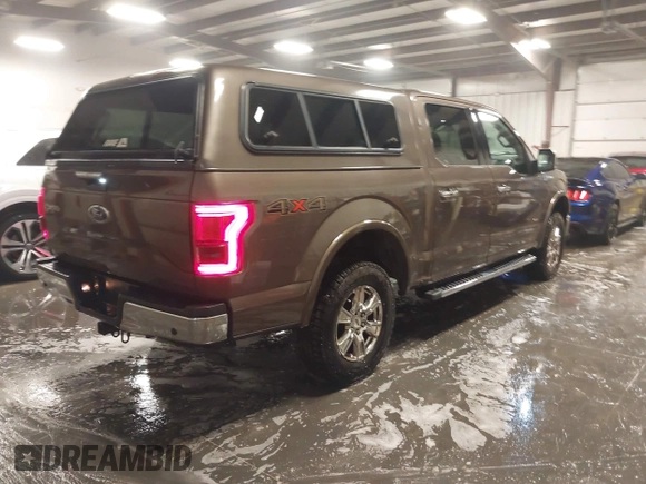 2015 Ford F-150 XLT with VIN 1FTEW1EG8FKD90178, listed as a IAAI auction lot 41163598 with 183,308 mi miles. Bid and sale history available at carsss.com. Image 4.