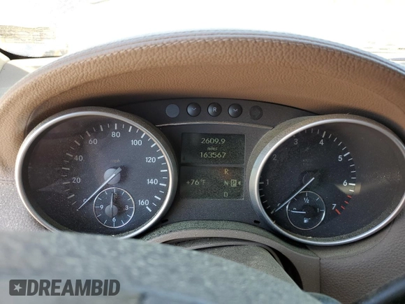 2007 Mercedes-Benz GL-Class with VIN 4JGBF71E27A183234, listed as a Copart auction lot 51326324 with 163,567 mi miles and Salvage Title. Bid and sale history available at carsss.com. Image 9.