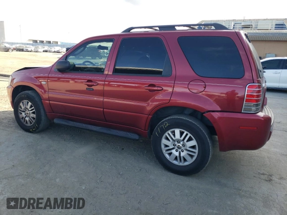 2005 Mercury Mariner Convenience with VIN 4M2YU56Z85DJ12274, listed as a Copart auction lot 52148105 with 213,826 mi miles and Salvage title. Bid and sale history available at DreamBid. Image 2.