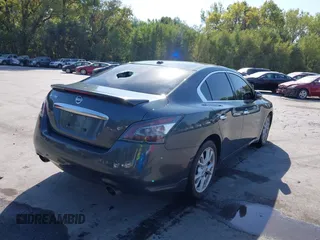 2013 Nissan Maxima SV with VIN 1N4AA5AP9DC807671, listed as a IAAI auction lot 40508617 with 119,647 mi miles and . Bid and sale history available at DreamBid. Image 4.