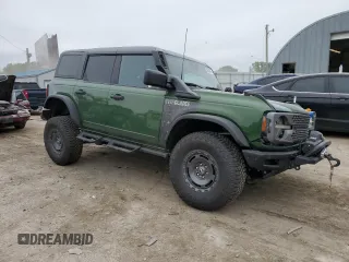 2024 Ford Bronco Everglades with VIN 1FMEE4HH8RLA00375, listed as a Copart auction lot 55608045 with 17,770 mi miles and Salvage title. Bid and sale history available at DreamBid. Image 4.