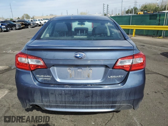 2015 Subaru Legacy 2.5i with VIN 4S3BNBA63F3048835, listed as a Copart auction lot 53756585 with 126,215 mi miles and Salvage title. Bid and sale history available at DreamBid. Image 6.