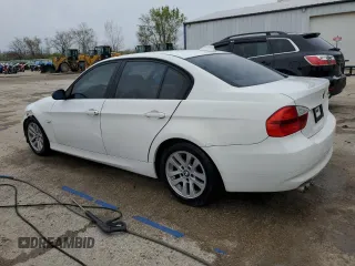 2007 BMW 3 Series 328i with VIN WBAVA33597KX72990, listed as a Copart auction lot 51940535 with 128,208 mi miles and Salvage Title. Bid and sale history available at carsss.com. Image 2.
