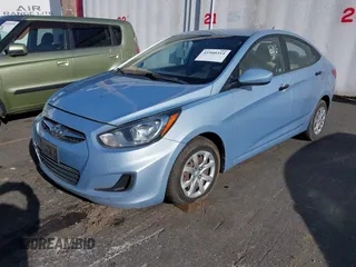 2012 Hyundai Accent GLS with VIN KMHCT4AE4CU073113, listed as a IAAI auction lot 41940314 with 161,934 mi miles. Bid and sale history available at carsss.com. Image 2.