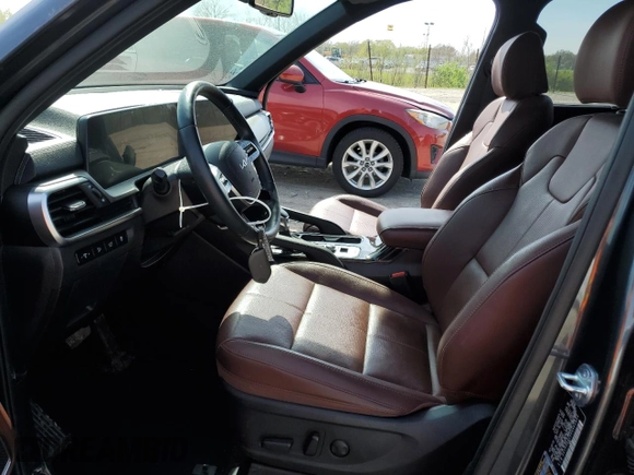 2024 Kia Telluride EX with VIN 5XYP3DGC5RG462803, listed as a Copart auction lot 54302705 with 23,599 mi miles and Salvage title. Bid and sale history available at DreamBid. Image 7.