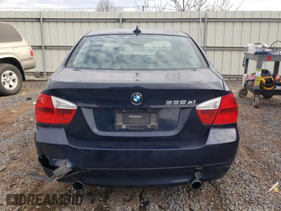 2008 BMW 3 Series 335xi with VIN WBAVD53568A283103, listed as a Copart auction lot 47861895 with 85,746 mi miles and Salvage Title. Bid and sale history available at carsss.com. Image 6.