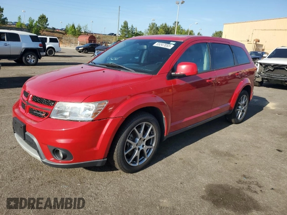 2012 Dodge Journey GT with VIN 3C4PDCEG1CT392651, listed as a Copart auction lot 55347055 with 138,580 mi miles and Salvage Title. Bid and sale history available at carsss.com. Image 1.