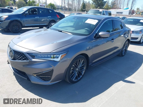 2019 Acura ILX w/Premium/A-Spec Pkg with VIN 19UDE2F8XKA005491, listed as a IAAI auction lot 41949481 with 44,282 mi miles. Bid and sale history available at carsss.com. Image 17.