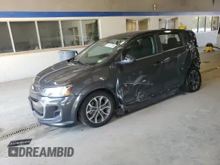 2017 Chevrolet Sonic LT with VIN 1G1JD6SH8H4105879, listed as a Copart auction lot 51037195 with 56,893 mi miles and Salvage Title. Bid and sale history available at carsss.com. Image 1.