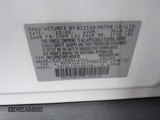 2023 Nissan Kicks SV with VIN 3N1CP5CV9PL483632, listed as a IAAI auction lot 42104642 with 9,964 mi miles. Bid and sale history available at carsss.com. Image 9.