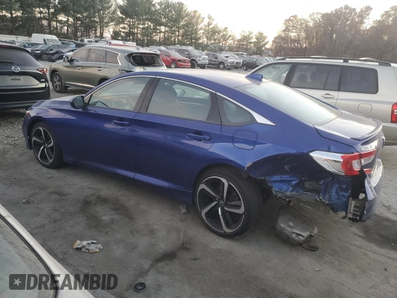 2018 Honda Accord Sedan Sport 1.5T with VIN 1HGCV1F39JA230073, listed as a Copart auction lot 79733154 with 115,852 mi miles and Salvage Title. Bid and sale history available at carsss.com. Image 2.