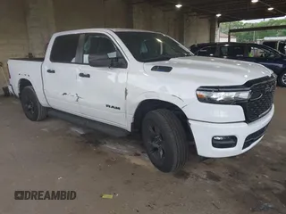 2025 Ram 1500 Tradesman with VIN 1C6RRFGG2SN666762, listed as a IAAI auction lot 42320163 with 466 mi miles and . Bid and sale history available at DreamBid. Image 1.