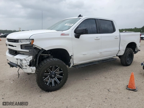 2019 Chevrolet Silverado 1500 RST with VIN 3GCUYEED1KG285387, listed as a Copart auction lot 51818555 with 97,017 mi miles and Salvage Title. Bid and sale history available at carsss.com. Image 1.