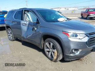 2018 Chevrolet Traverse LT Leather with VIN 1GNEVHKW3JJ263271, listed as a IAAI auction lot 41879774 with 108,843 mi miles. Bid and sale history available at carsss.com. Image 1.