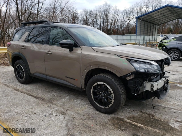 2023 Nissan Pathfinder Rock Creek with VIN 5N1DR3BD5PC252940, listed as a Copart auction lot 86970374 with 28890 miles and Salvage Title. Bid and sale history available at carsss.com. Image 4.