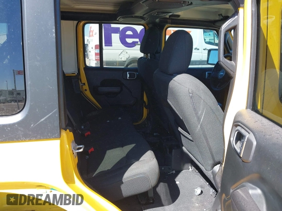 2021 Jeep Wrangler Unlimited Willys with VIN 1C4HJXDN8MW511747, listed as a IAAI auction lot 41730164 with 42,300 mi miles and . Bid and sale history available at DreamBid. Image 8.