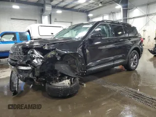 2022 Ford Explorer XLT с VIN 1FMSK8DH5NGA66247, выставлен на аукционе Copart как лот 57827435 с пробегом 82 617 миль миль и Списание • Salvage title. История ставок и продаж доступна на DreamBid. Изображение 1.