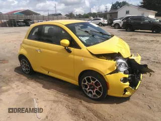 2013 FIAT 500 Sport with VIN 3C3CFFBR1DT753835, listed as a IAAI auction lot 42763189 with 48,838 mi miles and . Bid and sale history available at DreamBid. Image 1.