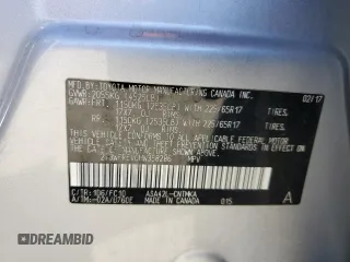 2017 Toyota RAV4 XLE with VIN 2T3WFREV0HW358286, listed as a Copart auction lot 51365425 with 39,953 mi miles and Salvage Title. Bid and sale history available at DreamBid. Image 14.