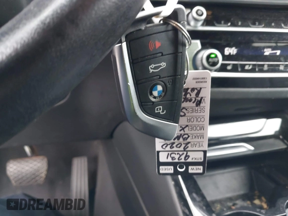 2020 BMW X3 xDrive30i with VIN 5UXTY5C02L9D08948, listed as a IAAI auction lot 40915768 with 72,276 mi miles and . Bid and sale history available at DreamBid. Image 11.