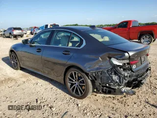 2020 BMW 3 Series 330i xDrive with VIN 3MW5R7J08L8B36516, listed as a Copart auction lot 53005595 with 55,841 mi miles and Salvage title. Bid and sale history available at DreamBid. Image 2.
