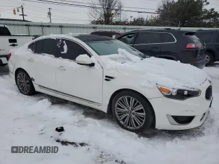 2016 Kia Cadenza Premium with VIN KNALN4D78G5208098, listed as a Copart auction lot 87902265 with 0 mi miles and Clean Title. Bid and sale history available at carsss.com. Image 4.