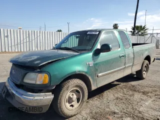 1999 Ford F-150 XL with VIN 1FTRX17L8XKB06509, listed as a Copart auction lot 49062185 with 110,582 mi miles and Salvage Title. Bid and sale history available at carsss.com. Image 1.
