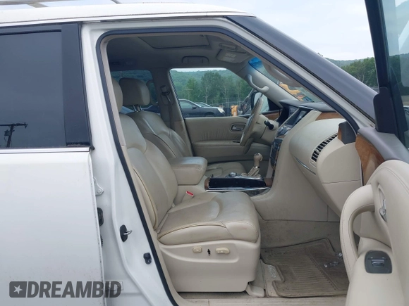 2014 Infiniti QX80 with VIN JN8AZ2NC1E9350687, listed as a IAAI auction lot 42601530 with 150,267 mi miles and . Bid and sale history available at DreamBid. Image 5.