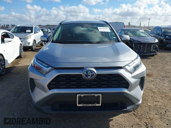 2023 Toyota RAV4 Hybrid LE with VIN 4T3MWRFV1PU085508, listed as a IAAI auction lot 40348139 with 16,535 mi miles. Bid and sale history available at carsss.com. Image 12.