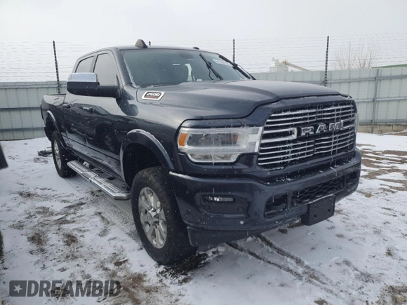 2020 Ram 2500 Laramie with VIN 3C6UR5FL2LG107256, listed as a Copart auction lot 44168315 with 91,849 mi miles and Salvage Title. Bid and sale history available at carsss.com. Image 4.