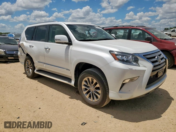 2019 Lexus GX 460 Luxury with VIN JTJJM7FX5K5225443, listed as a Copart auction lot 62064185 with 47,943 mi miles and Salvage title. Bid and sale history available at DreamBid. Image 4.