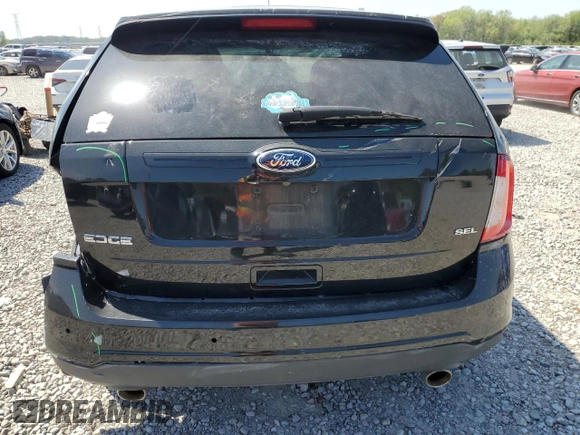 2014 Ford Edge SEL with VIN 2FMDK3JC2EBB35469, listed as a Copart auction lot 52348165 with 95,518 mi miles and Salvage Title. Bid and sale history available at carsss.com. Image 6.