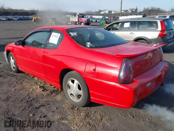 2001 Chevrolet Monte Carlo SS with VIN 2G1WX15K519162079, listed as a IAAI auction lot 41779423 with 140,017 mi miles. Bid and sale history available at carsss.com. Image 3.