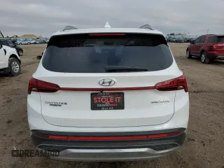 2021 Hyundai Santa Fe Hybrid Limited with VIN KM8S5DA13MU003381, listed as a Copart auction lot 80091724 with 19,946 mi miles and Salvage Title. Bid and sale history available at carsss.com. Image 6.