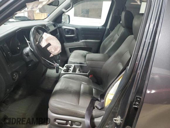 2013 Honda Ridgeline RTL with VIN 5FPYK1F57DB009718, listed as a Copart auction lot 55763435 with Not provided miles and Salvage title. Bid and sale history available at DreamBid. Image 7.
