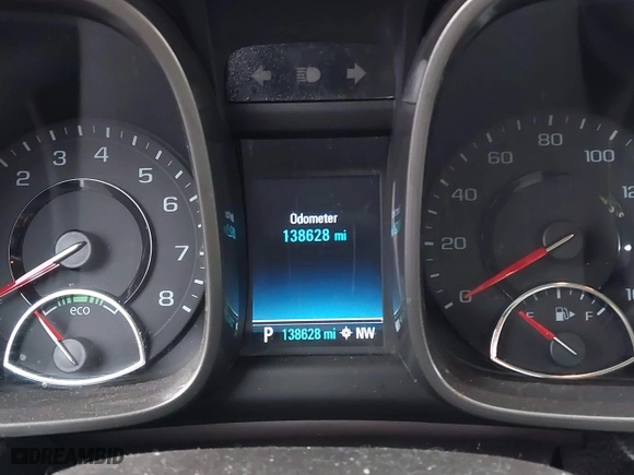 2013 Chevrolet Malibu ECO with VIN 1G11F5SR9DF213715, listed as a IAAI auction lot 41482195 with 138,628 mi miles. Bid and sale history available at carsss.com. Image 7.