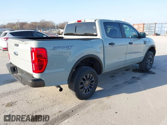 2023 Ford Ranger XL with VIN 1FTER4FH5PLE05439, listed as a IAAI auction lot 41755132 with 34,805 mi miles and . Bid and sale history available at DreamBid. Image 4.