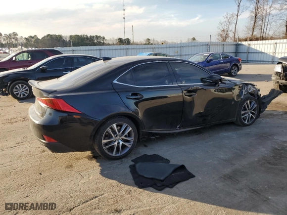2019 Lexus IS with VIN JTHBA1D21K5084759, listed as a Copart auction lot 47122685 with 100,169 mi miles and Salvage Title. Bid and sale history available at carsss.com. Image 3.
