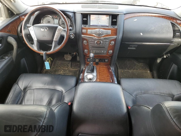 2015 Infiniti QX80 with VIN JN8AZ2NC6F9371858, listed as a Copart auction lot 51771265 with 200,954 mi miles and Salvage Title. Bid and sale history available at carsss.com. Image 8.