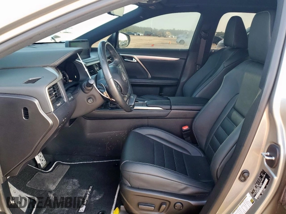 2021 Lexus RX 350 F Sport with VIN 2T2YZMDA1MC299525, listed as a Copart auction lot 60696385 with 41,633 mi miles and Salvage title. Bid and sale history available at DreamBid. Image 7.