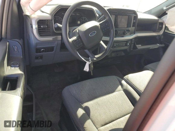 2023 Ford F-150 XL with VIN 1FTMF1CB6PKE57932, listed as a Copart auction lot 45393095 with 48,925 mi miles and Salvage Title. Bid and sale history available at carsss.com. Image 8.