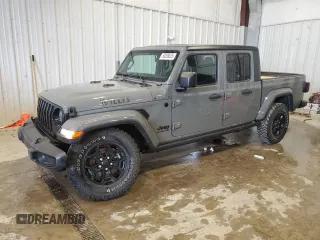 2021 Jeep Gladiator Willys with VIN 1C6HJTAG7ML583921, listed as a Copart auction lot 50399525 with 18,869 mi miles and Non Repairable. Bid and sale history available at carsss.com. Image 1.
