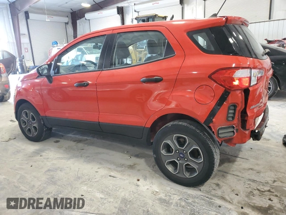 2020 Ford EcoSport S with VIN MAJ3S2FE7LC328353, listed as a Copart auction lot 41810795 with 84,103 mi miles and Salvage Title. Bid and sale history available at carsss.com. Image 2.