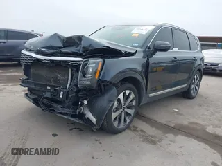 2020 Kia Telluride EX with VIN 5XYP34HC1LG056281, listed as a IAAI auction lot 41745434 with 117,590 mi miles and . Bid and sale history available at DreamBid. Image 2.