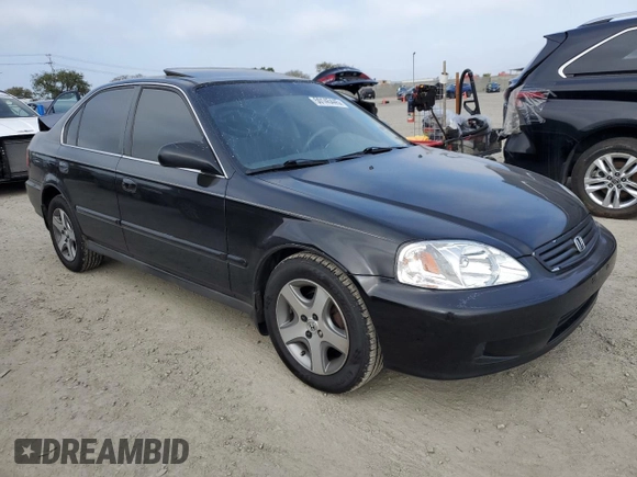 1999 Honda Civic EX z VIN 2HGEJ8641XH531176, wystawiony jako Copart lot #50145445 z przebiegiem 138 366 mil mil oraz Szkoda całkowita • Salvage title. Historia ofert i sprzedaży dostępna na DreamBid. Obrazek 4.