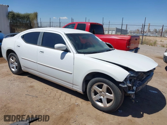 2010 Dodge Charger SXT with VIN 2B3CA3CV5AH297994, listed as a IAAI auction lot 42153457 with 157,017 mi miles. Bid and sale history available at carsss.com. Image 1.