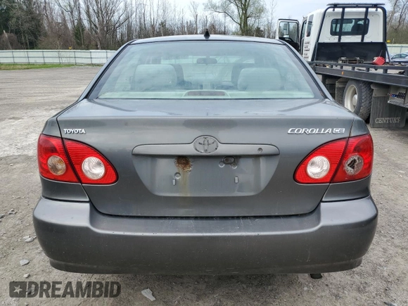 2007 Toyota Corolla CE with VIN 2T1BR30E17C726204, listed as a Copart auction lot 54265735 with 299,999 mi miles and Clean Title. Bid and sale history available at carsss.com. Image 6.